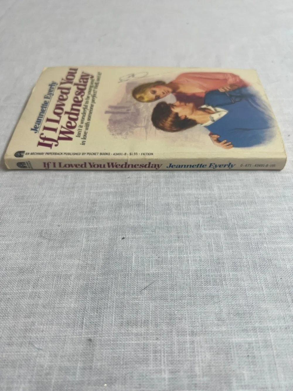 🌞 If I Loved You Wednessday by Jeannette Eyerly Cream Paperback Teenage Book